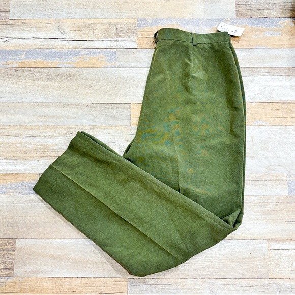 CLÉO – Khaki green straight-leg pants | Size 18 * - Picture 1 of 6